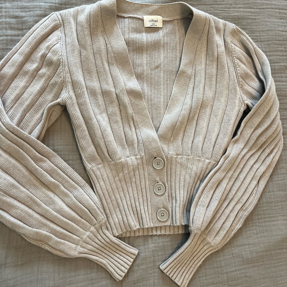 Wilfred Plunge Front Cardigan